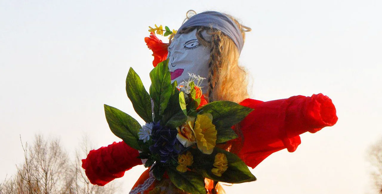 Polish effigy of Morana / Marzanna in 2015. (Photo: Wikimedia commons. CC BY 4.0)