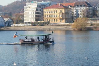 Ferries have returned to Prague's Vltava river after winter break