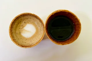 Czech university students have created edible coffee cups to cut down on waste