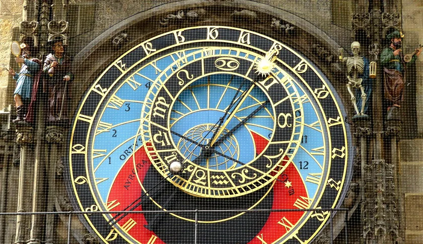 New face of the Astronomical Clock in Prague's Old Town Square. (Photo: Raymond Johnston)