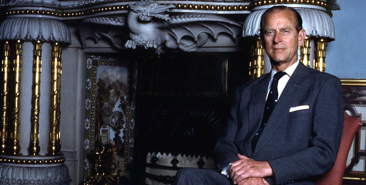 Prince Philip at Buckingham Palace in 1992 via Wikimedia / Allan warren