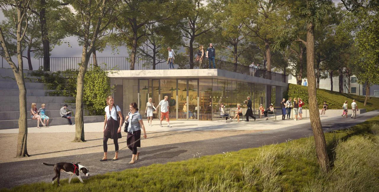 Prague's Vítkov Hill will see major renovations including new promenade and plaza with a fountain