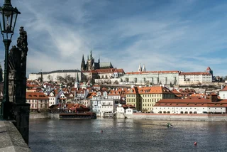 Prague Castle viewed from Charles Bridge via iStock / honza28683