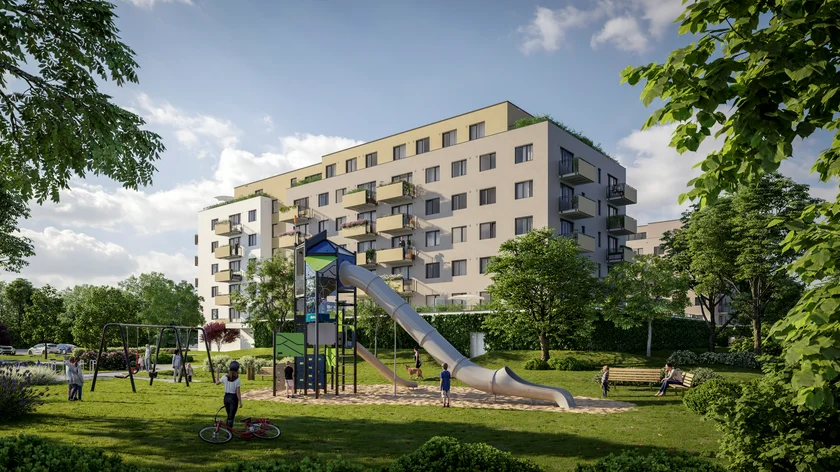 Three playgrounds will be built in the Albatros Kbely, including the Gigant from the Danish company Kompan.