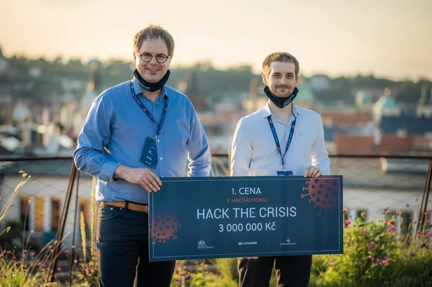 Winners of the Hack the Crisis hackaton. (Photo: CzechInvest)