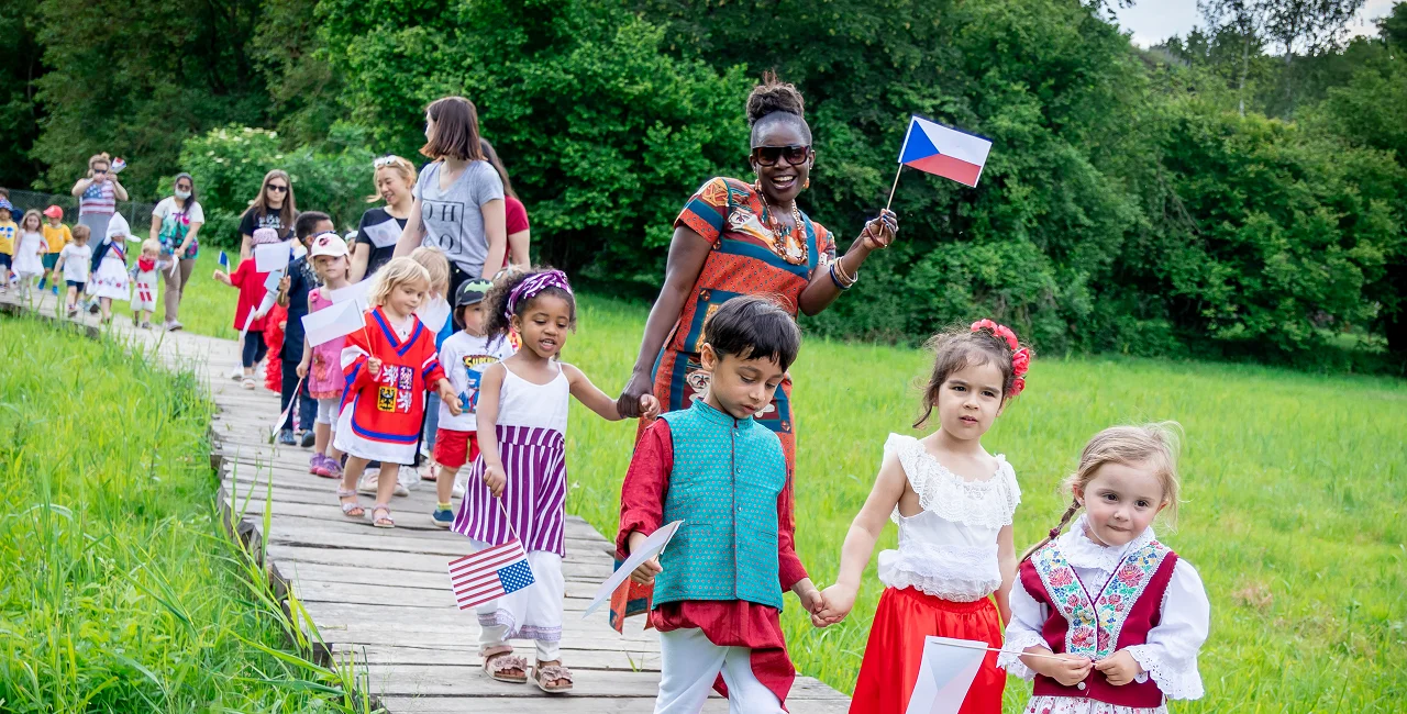 Global Preschool's "Global Concepts Culture Day" in 2020 (photo: Leah Takata).