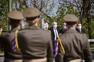 Czech President and others commemorate Victory in Europe Day at Vítkov Memorial