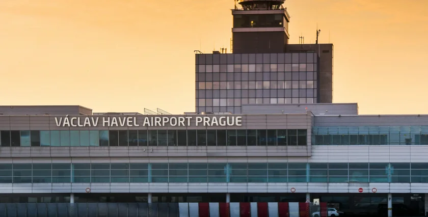 Control tower at Vaclav Havel Airport in Prague via iStock / Ceri Breeze