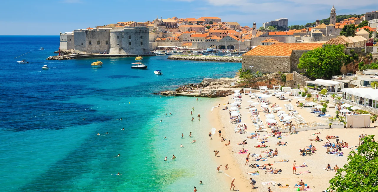 Beach by Dubrovnik, Croatia. Photo: iStock / sorincolac