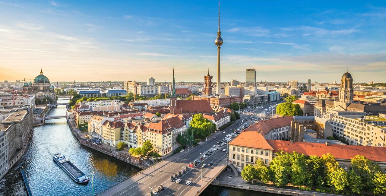 Berlin skyline via iStock / bluejayphoto