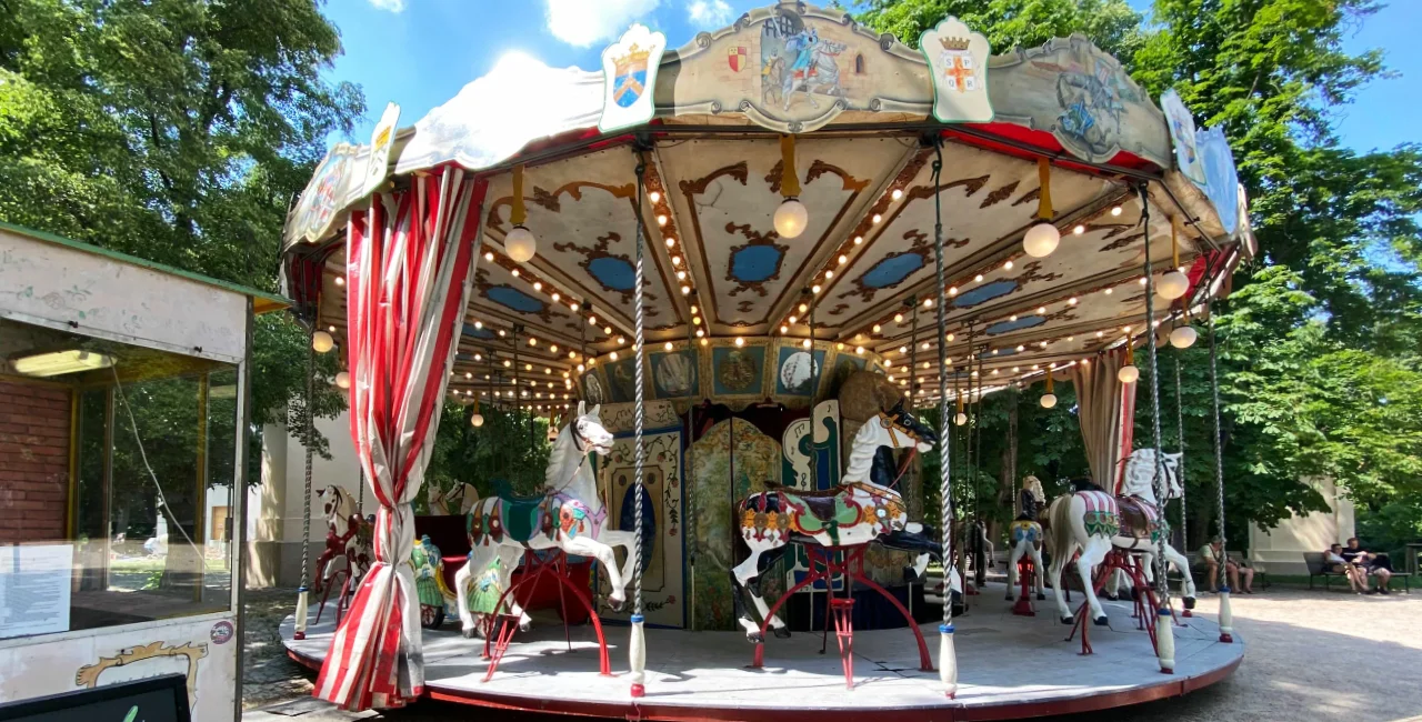 Carousel on Petřín Hill. Photo: Jason Pirodsky