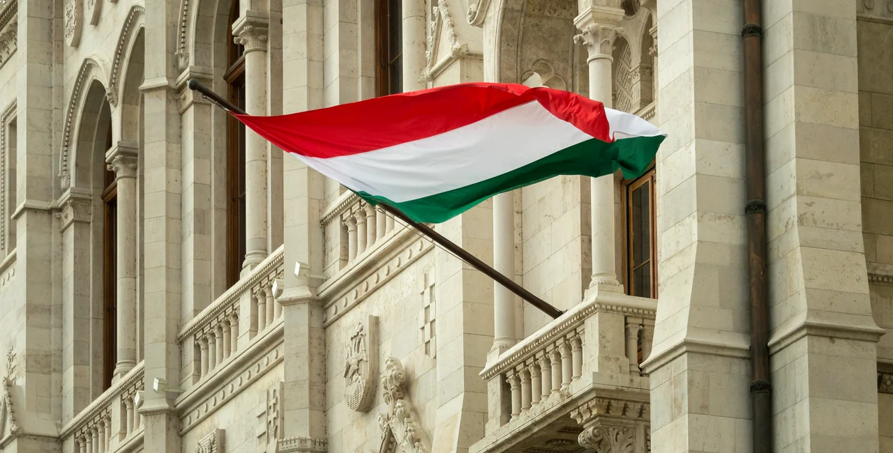 Hungarian flag flying in Budapest. Photo: iStock / jacquesvandinteren
