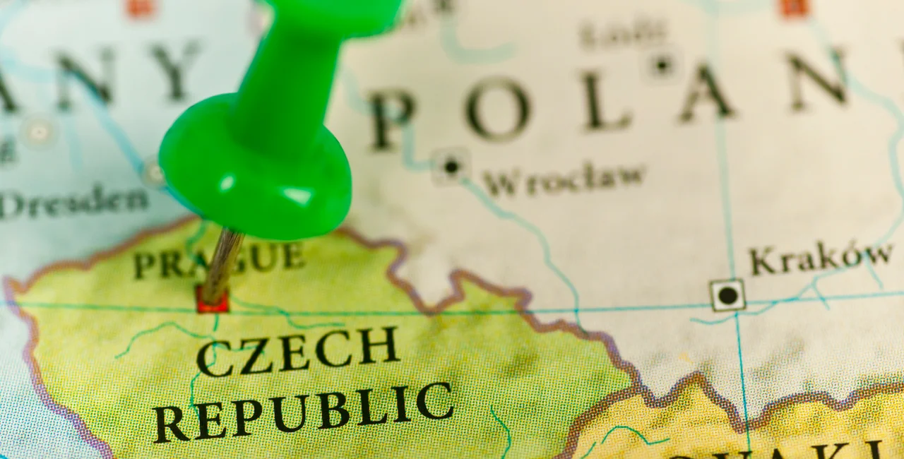 Map of Central Europe including Czech Republic. Photo: iStock / Pawel Gaul