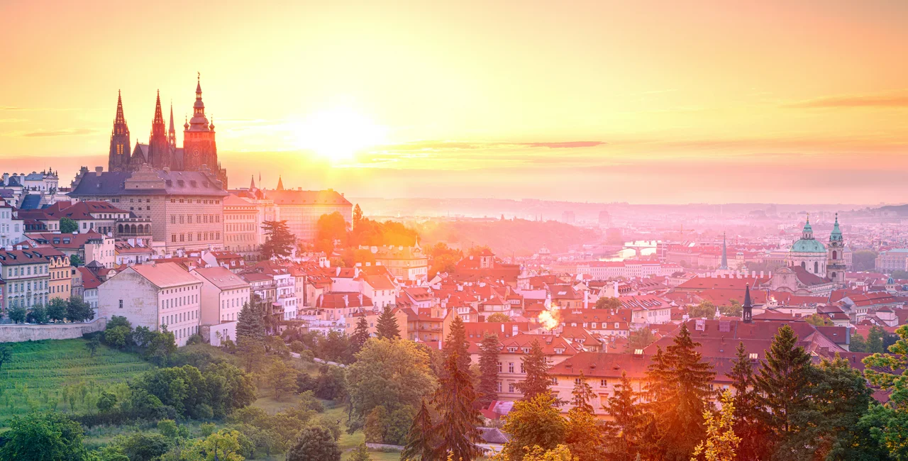 Prague Castle at sunrise. Photo: iStock / RudyBalasko