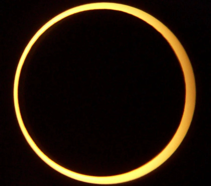 Annular solar eclipse in 2012. (Photo: Wikimedia commons, Smrgeog, CC BY-SA 3.0