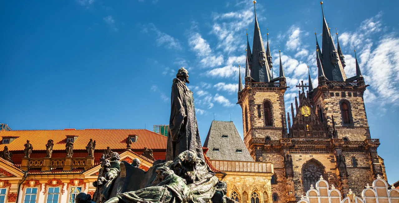 Statue of Jan Hus in Prague's Old Town Square. Photo: iStock / nantonov