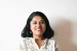 Nepalese student  Shreya Paudel. 