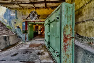 Reinforced door in the Javor-51 bunker.