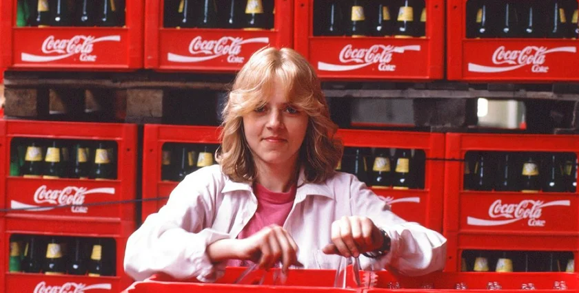 Czechoslovak advertising image for Coca-Cola (Photo: Coca-Cola HBC ČR/SR)
