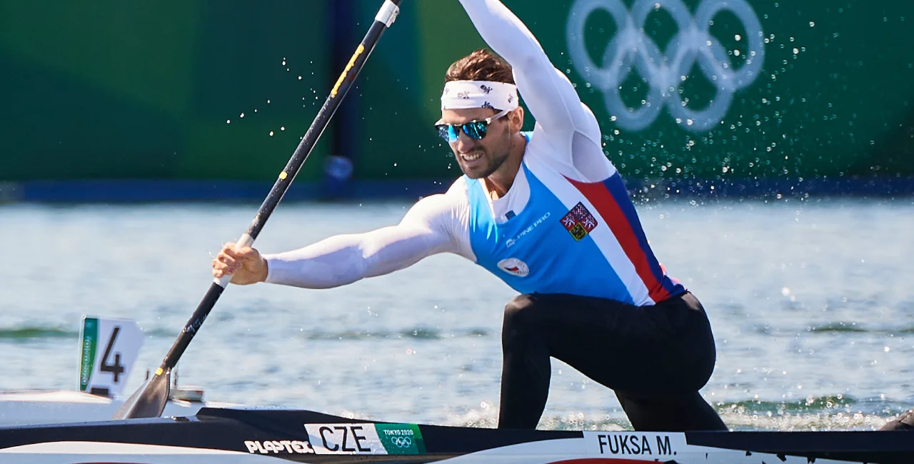 Czech canoeist Martin Fuksa at the Tokyo Olympics. Photo: Facebook / Český olympijský tým