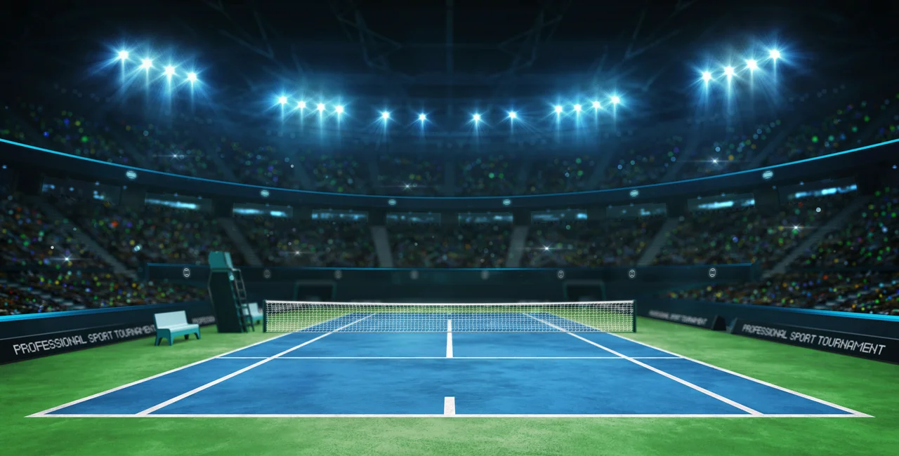 Indoor tennis court. Photo: iStock / LeArchitecto