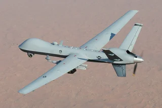 An MQ-9 Reaper over southern Afghanistan. (Photo: Wikimedia commons, Lt. Col. Leslie Pratt, public domain)