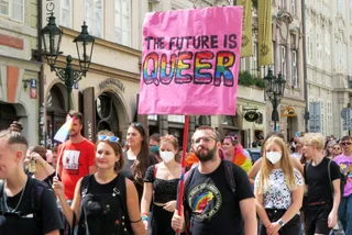 Reclaim Pride march in Prague. Photo: Raymond Johnston