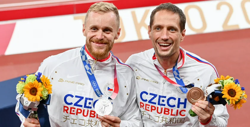 Czech javelin throwers Jakub Vadlejch and Vítězslav Veselý. Photo: Facebook /
