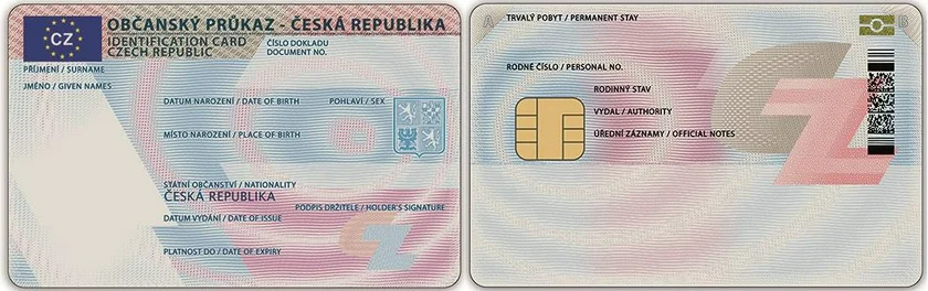 Examples of the new ID card for citizens and permanent residents. (Photo: Wikimedia commons)