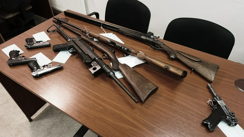 Weapons turned over in the Olomouc region. (Photo: Policie.cz)