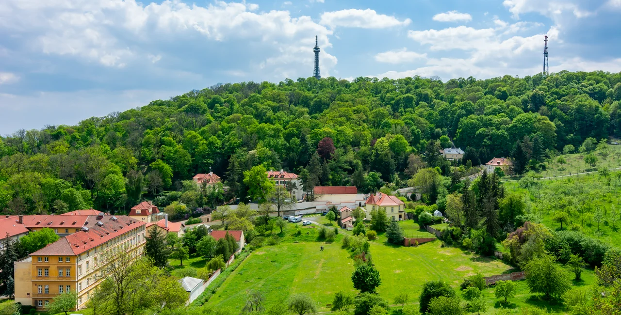 Petřín Hill and the Petřín Tower / photo iStock @Vladislav Zolotov