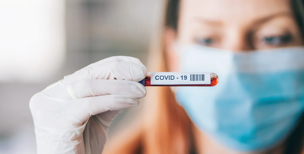 Covid blood vial