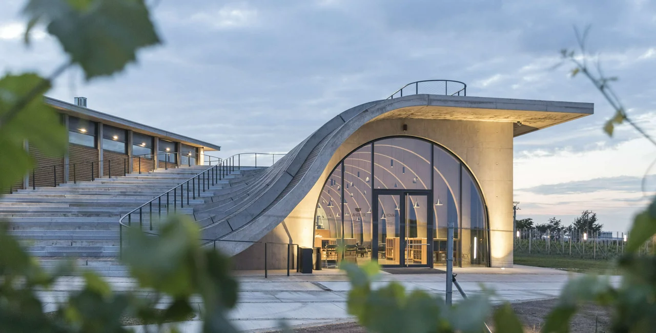Czech winery nominated for prestigious international architecture prize / photo via  CHYBIK + KRISTOF