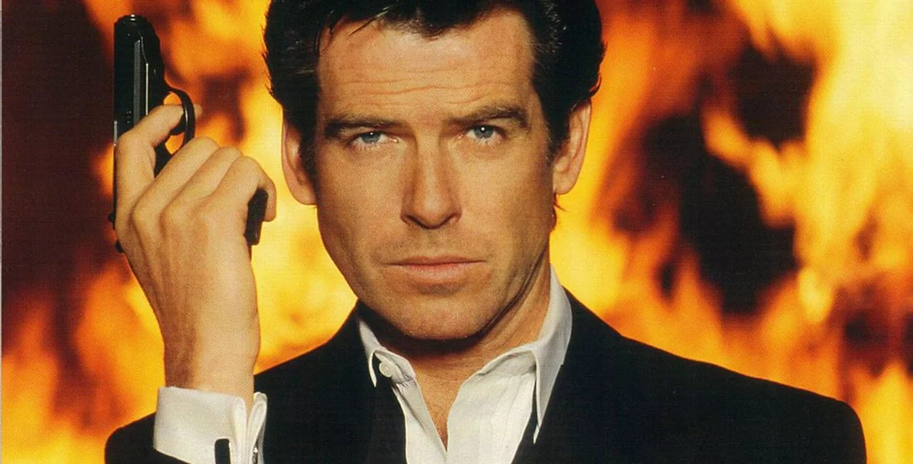 Pierce Brosnan as 007.