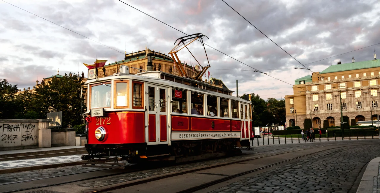 Prague's sightseeing tram. Photo: Prague City Tourism