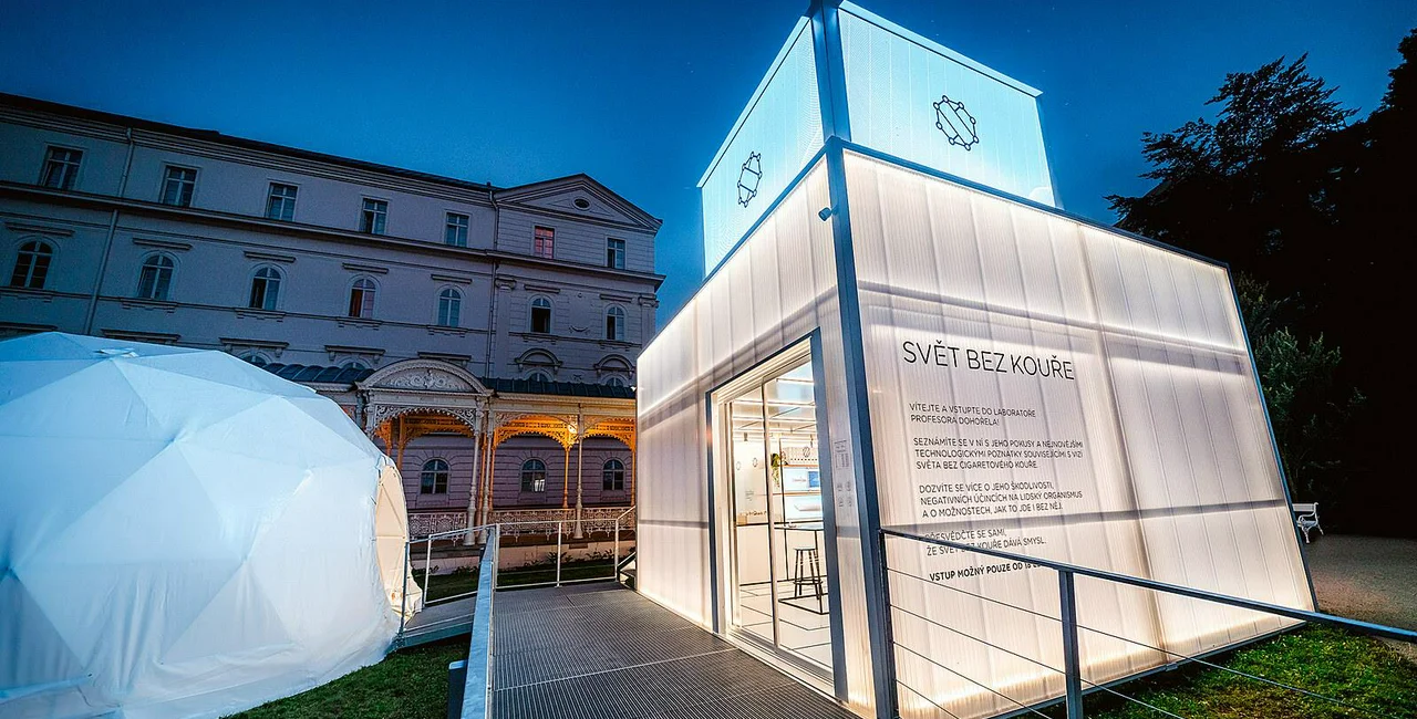 Svět bez kouře pavillion at Karlovy Vary. (Photo: Philip Morris)