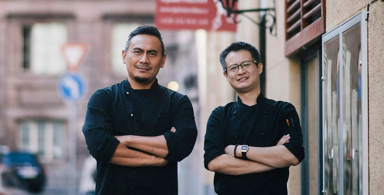 Nyoman Purnata and Lee Chang (l-r) the founders fo QQ Asian Kitchen.