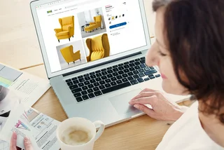 crop for lead WOMAN IKEA 1 yellow chair