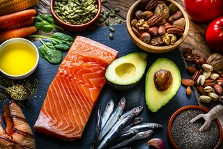 fcafotodigital salmon and healthy food avocado nuts
