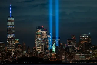 The Tribute in Light at the 9/11 memorial on Sept. 11, 2020. (Photo: iStock, cmart7327)