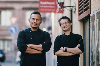 Nyoman Purnata and Lee Chang (l-r) the founders fo QQ Asian Kitchen.
