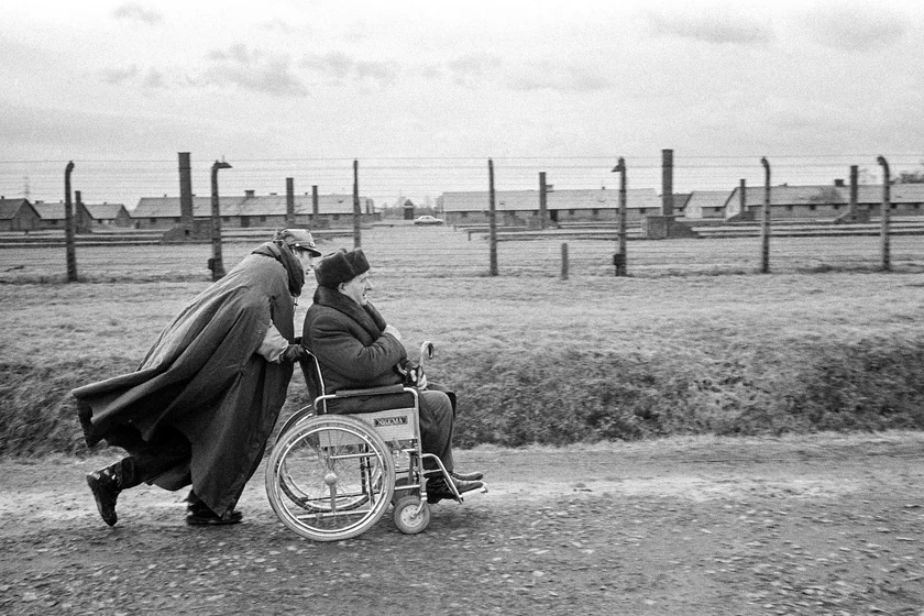 Auschwitz-Birkenau in 1975. (Photo: Pavel Dias, Památník ticha Bubny)