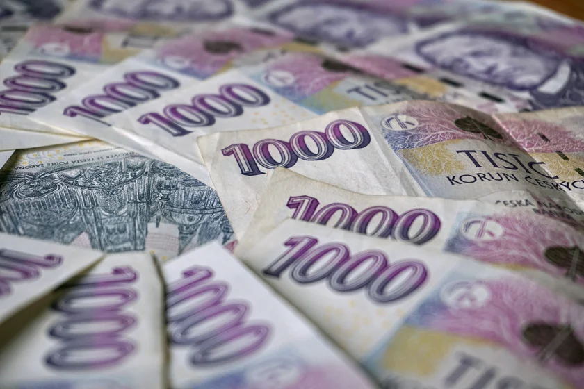 Czech bank notes. Photo: iStock / MartinPrague