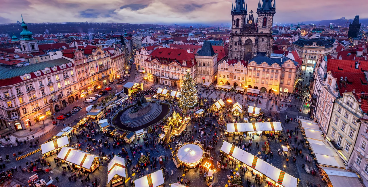 Christmas market in Prague's Old Town Square in 2020. Photo: iStock / SHansche