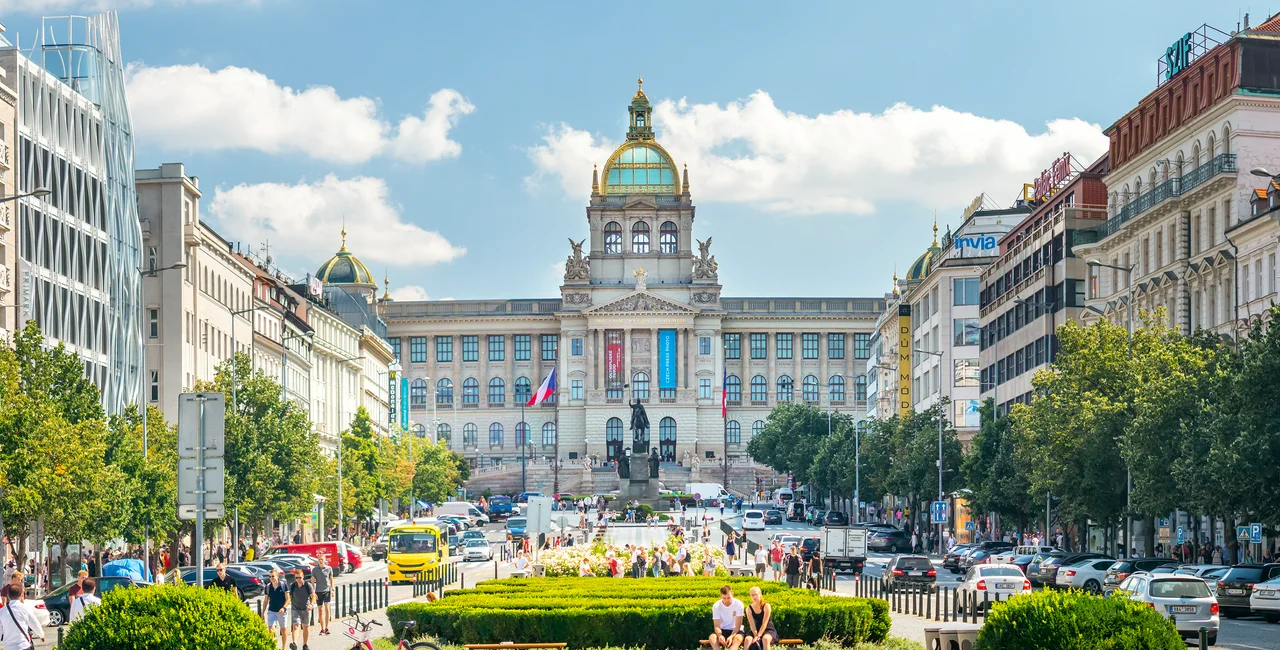 Prague's Wenceslas Square in Septembe, 2021. Photo: iStock / Roman Kybus