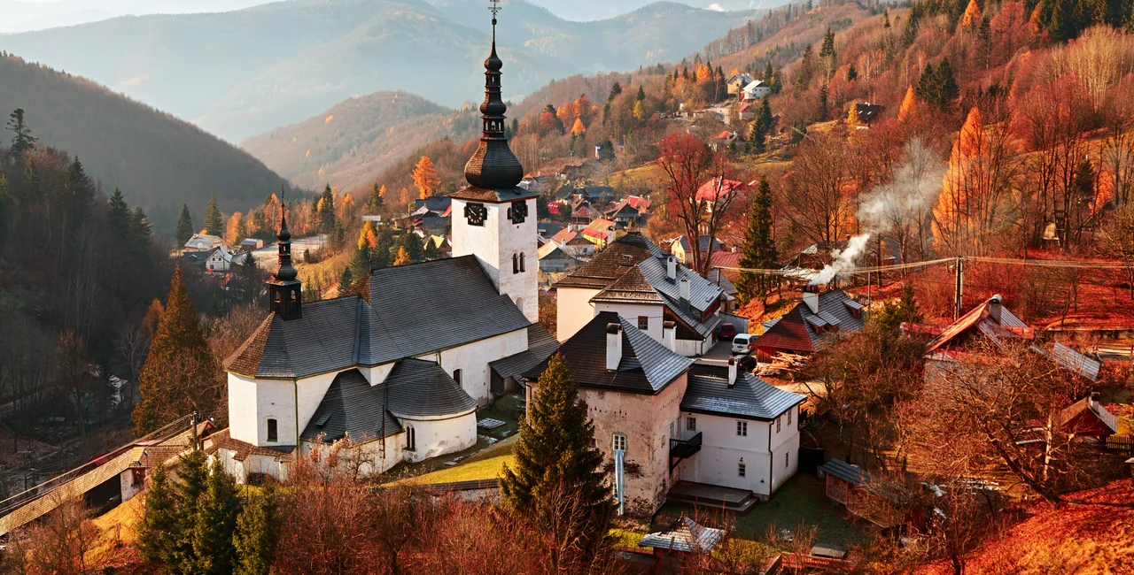 Špania Dolina, Slovakia, in the autumn. Photo: iStock / rusm
