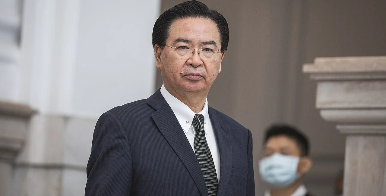 Taiwan's Foreign Minister Joseph Wu in Taipei, April 2020. Photo: Mori / Office of the President