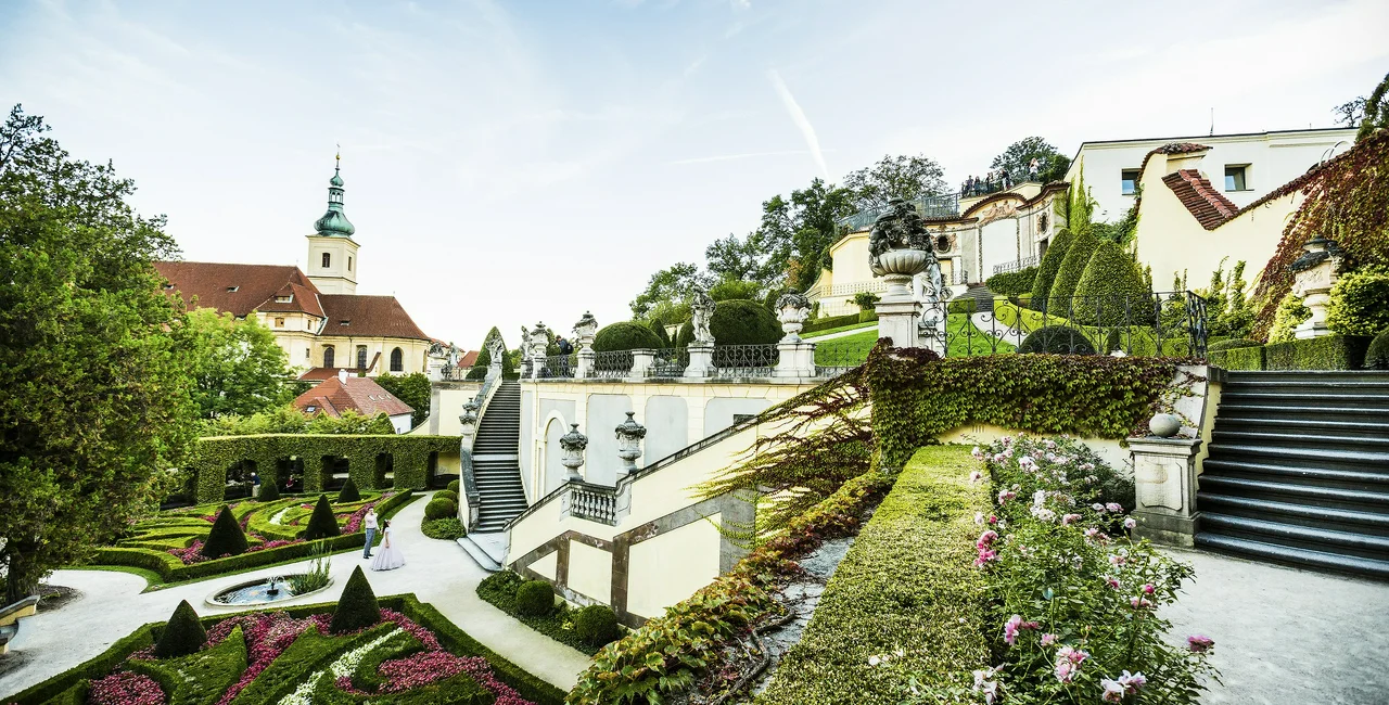 Vrtbovská zahrada will be lit this evening to celebrate its 300th anniversary / photo via prague.eu