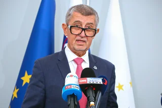 Czech PM Andrej Babiš speaks at the EU Summit in Slovenia on October 6, 2021. Photo: vlada.cz