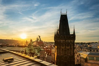 View from the rooftop of the Czech National Bank / photo via cnb.cz